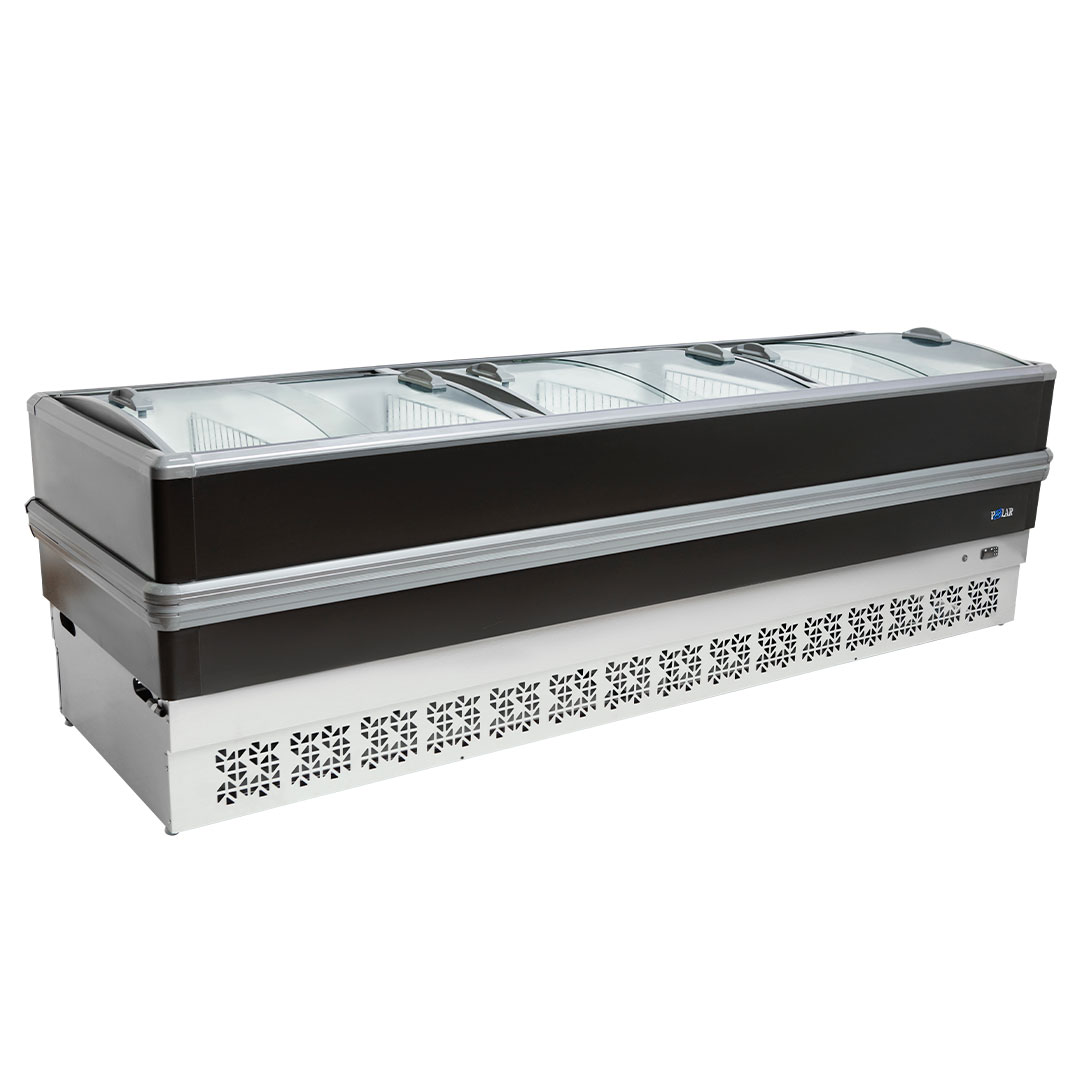 Ilha de Congelados Light Vidro Curvo